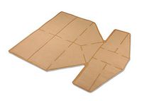 Super Absorbent Dressings. Case of 5 Leg wrap dressing 24" x 28". Large size. Absorbent dressings with water-resistant backing. Single use & Latex-free. 12 super absorbent interconnected compartments.