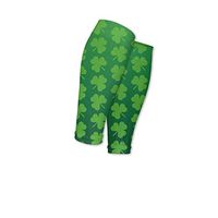 ftuyuy erett Men and Women St Patricks Day Shamrocks Compression Calf Sleeves Sports Footless Leg Compression Socks for Calf Pain Relief Support Circulation