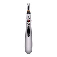 DLOGG Electronic Acupuncture Pen Pain Relief Therapy Pen Acupuncture Point Detector Therapy Massage Pen, Chargeable Electric Meridian Energy Massage Stick Body Massager Pain Relief Therapy Instrument