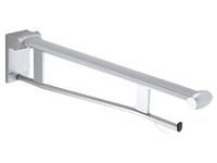 Keuco SK-Griff WC Plan Care 34903, mit WC-PH, verchromt/weiß, 700 mm, 34903010751