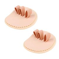2Pieces Overlapping Claw Right 3 -Toe Crooked Foot Protector Foot Cushioning Pad