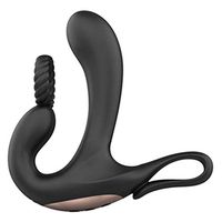 a-YUEYUE 10 Speed USB Charging Magic Lamp Shape Amal Plug Prostete Massager with Coock Ring for Men