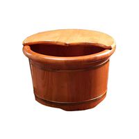 Household Gift Foot Soaker Tub,Wooden Foot Soak Tub, Footbath，Foot Bath Barrel,Smooth and Delicate Pedicure Barrels Pedicure Bowl Spa Massage for Soaking Feet Massager Foot Tub Household Items Decora