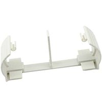 Hellermann Tyton North America MCRFW-BS Infostream Multi-Channel Raceway Base Splice, Hips, Office White, 2.0499999999999998" Height, 4.5" Width (Pack of 10)