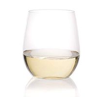 48 Pack Plastic Stemless Wine Glasses Disposable 12 Oz Clear Plastic Wine Cups Shatterproof Recyclable and BPA-Free