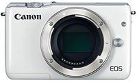 Canon EOS M10 Mirrorless Digital Camera (White Body Only) - International Version (No Warranty)