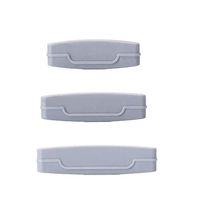 SONGLIN 3 Pcs/Set Multifunction Cream Tube Squeezer Manual Toothpaste Dispenser Bathroom Squeeze Paste Squeezing Clamp Extruding Clip,Gray