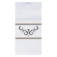 Hoffmaster 020169 Quickset Recycled Dinner Napkin, Coin Embossed, 2-Ply, 1/8 Fold, 17" Length x 17" Width, Scroll (Case of 800)