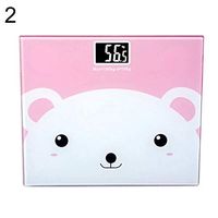 GMNP0di% Weighing Scale for People Bathroom Wireless Weight Scale Cartoon Luminous Electronic Weighing Scale Weight Balance Body Fat Analyzer Tool Bear#