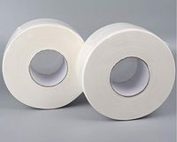 Gabrebi Toilet Paper Bulk Roll Bath Tissue Bathroom White Soft 3-Ply for household and commercial,2 Rolls/Pack