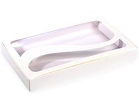 Swirl Window Candy Box 10 Count - 1 Pound - White