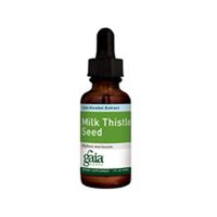 Gaia Herbs Milk Thistle Seed Low Alcohol 1 oz ( Multi-Pack)