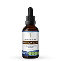 Hawthorn Blend Tincture Alcohol-Free Extract, Organic Hawthorn (Crataegus spp.) Dried Leaf, Flower, Berry Tincture Supplement 2 oz