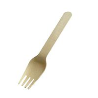 Chaoyue Compostable Wooden Forks Eco Friendly Biodegradable Tableware Small Wood Utensil For Salads Appetizers Desserts,100 Pcs