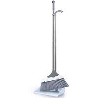 WEIFAN CAI- Long Handle Broom Sets Cleaning The Room Large Scraping Dust-Proof Wind Resistant Easy Installation (Color : Blue, Size : 88x30cm)