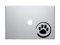 Dog #12- Pet Paw Health Doggy Veterinary Care Puppy - 5" Black Vinyl Decal Sticker Car Macbook Laptop