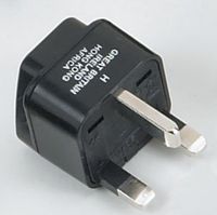 MyScubaShop New Power Plug Adapter for Great Britain, Ireland, Hong Kong & Africa (Assorted Colors)