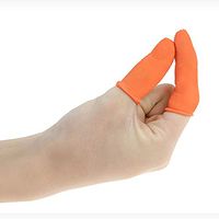 Simplylin 100 Prevent Slip Rubber Finger Cots Protector Fingertip Gloves Anti Static,Anti-Slip Anti-Static Finger