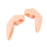 1Pair Bunion Corrector Silicone Hallux Valgus Bunion Relief Gel Toe Protector Separators Bunion Pads (Color : Skin Color)
