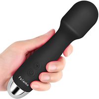 Mini Powerful Wand Massager with 20 Vibration Modes Quiet Waterproof Handheld Bullet Cordless for Neck Shoulder Back Body Massage Relax for Women/Men Muscle Aches