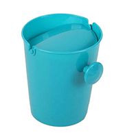 Creative Fashionable Mini Desktop Trash/Wastebasket, Blue Round