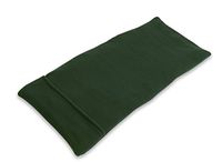 Sunny Bay XL Body Heating Pad, Whole Wheat Filled, Heat Therapy Pad for Sore Neck, Back & Shoulder Muscle Pain Relief–Reusable, Non-Electric Heat or Cold Compress, Washable Green Fleece Cover