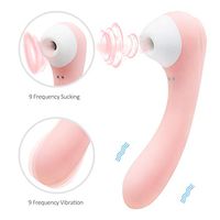 Vibranting Licking Dilo with Hand Free Suction Cup Vîbërâte Adult Toys Women and 9 Modes and Heating Warm for Her