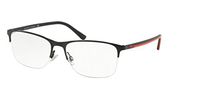 Polo Men's PH1176 Eyeglasses Demishiny Black 54mm