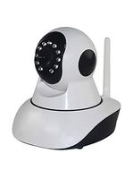 iPM IPCAMERA Wireless IP Camera with Night Vision Wi-Fi Network Webcam (White)