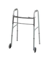 Medline MDS86410W54B Basic 2-Button Walkers, Adult, 5" (Pack of 4)