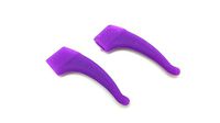LMP Optical Premium Grade Comfortable Silicone Anti-Slip Holder for Glasses, Ear Hook, Eyeglass Temple Tip (Purple)