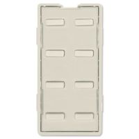 Simply Automated UPB Faceplate, 8 Bar Buttons, Light Almond (ZS28B-LA)