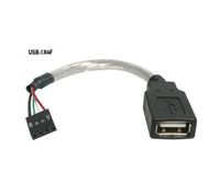 6in USB 2.0 A Female to Motherboard 4 Pin Header Female