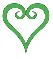 Home Grown Claremore Kingdom Heart - Vinyl Decal Sticker - Multiple Sizes and Colors (Green, 8.5" X 9.2")
