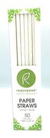 Repurpose, Straws Paper Compostable, 50 Count