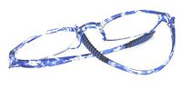 Blue Computer Blue Light Blocking Reading Glasses(Flexible and Lightweight) Plastic Portable Readers for Women