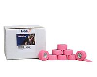 HealiT ShieldGrip™ Cohesive Bandage 1inch-Wide Self Adherent Sports Athletic Wrap Medical Tape, Elastic Flexible First Aid Gauze Ideal for Stretch Wrist, Ankle Sprains, Swelling - Pink - 24 Pack/Case