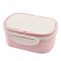 CURE SECRET Portable Bento Box Food Snack Fruit Storage Container Suitable for Microwave Picnic School Storage Lunch Box