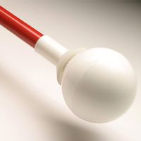 Ambutech Rolling Ball Tip- Slip-On Style -White