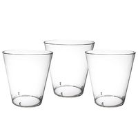 Party Essentials N428748 Disposable Hard Plastic Shot Shooter Glasses |Tasting Cups, 100-Count, 2-Ounce Clear
