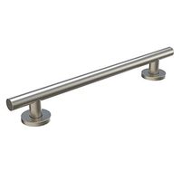 Keeney GB2023-16BN Recessed Flange Grab Bar 1.25 Dia x 16 In., Brushed Nickel