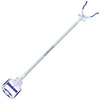 Grabber Buddy Innovative Reacher Tool, White, Blue, Aluminum, 30 Inch