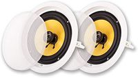 Acoustic Audio HD-8 In Ceiling 8" Speakers Home Theater Surround Sound Pair