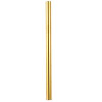 LtrottedJ Colourful Long Stainless Steel Metal Drinking Straws Reusable Drinking Straws (Gold)