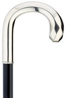 Men Hexagon Cane Black Maple With Alpacca Handle  -Affordable Gift! Item #DHAR-9013400