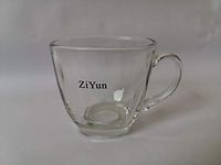ZiYun Premium glass, Hot and Cold Cups, White