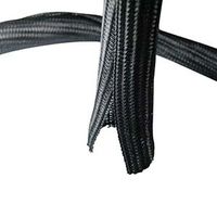 GOWOS Self Closing Cable Sock Black 1/2"(12.7mm) x 50Ft(15.24m)