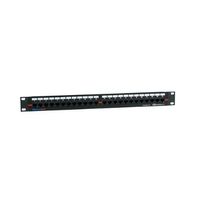 Hellermann Tyton PP110C6G24 Category 6 AlphaSnap 24 Port Patch Panel, 1U, Black