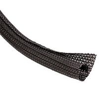 TechFlex F6N0.13BK Flexo F6 General Purpose 1/8-inch Braided Cable Sleeve, Black - 100 Feet