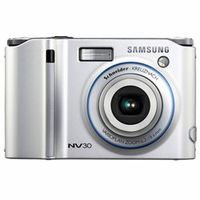 Samsung NV30 8.1MP Digital Camera with 3x Optical Image Stabilization Zoom (Silver)